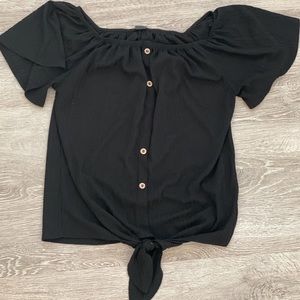 Cute black tee